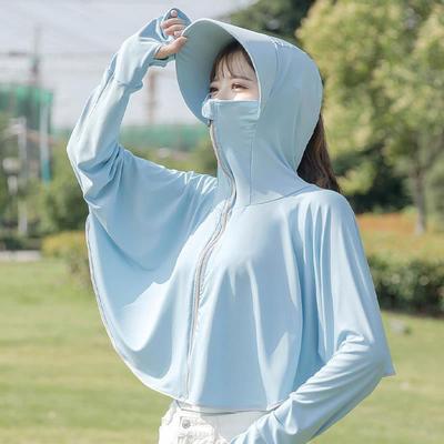 Summer Sun Protection Clothing for Women Cycling Anti-UV Outdoor Cardigan Thin Breathable Jacket