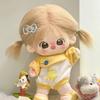 Cartoon T-shirt Cotton Doll's Clothes Peaked Cap Plush Doll Clothes  Doll Accessories