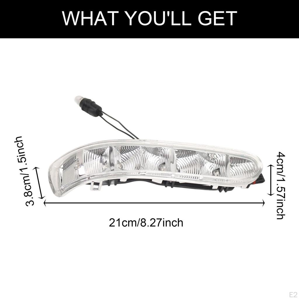 Rearview Side Mirror Turn Light Direct Replaces, Premium Assembly Easily Install Indicator Lamp for