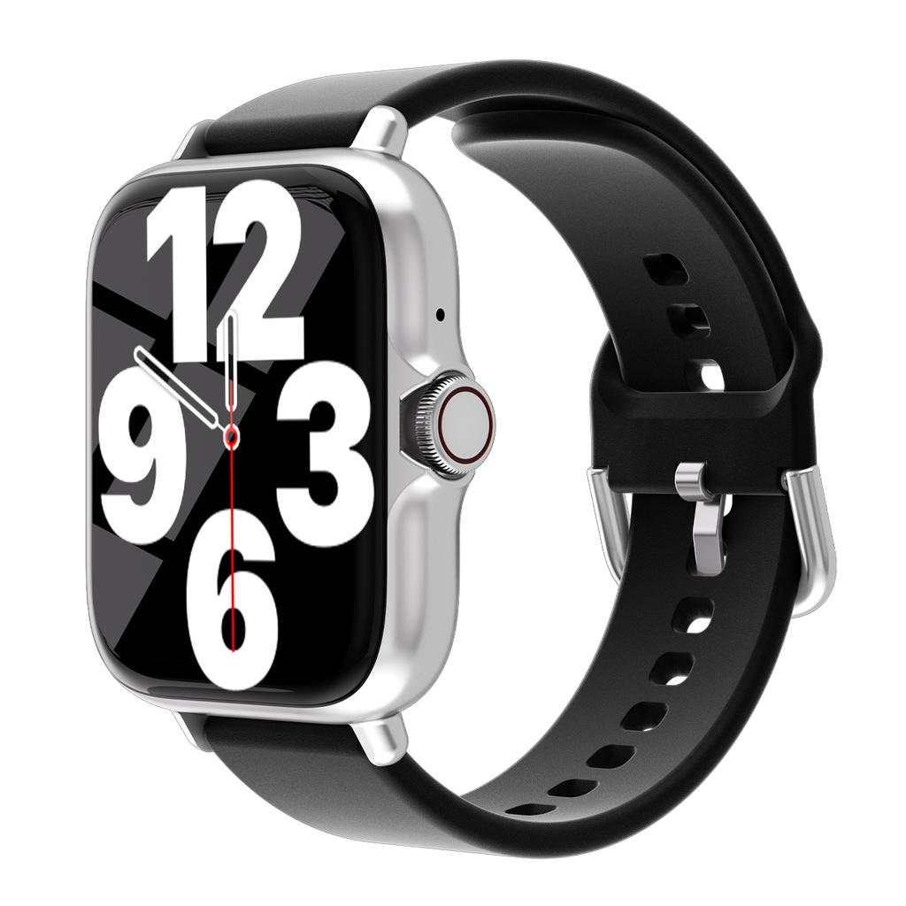 1,83'' Wasserdichte Smartwatch mit Nachrichtenbeantwortung, Anrufannahme, Schlafüberwachung, Sport-Schrittzähler, Informationsbenachrichtigungen für Android