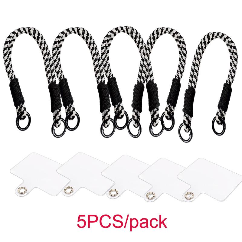 1-5pcs Phone Lanyard Wrist Strap Woven Phone Lanyards Creative Keychain Hanging Rope Anti-lost Security Wristband