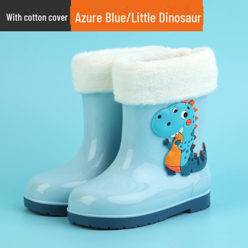 Kinder-Regenstiefel mit Cartoon-Motiv, rutschfest, wasserdicht, Gummi, für Jungen und Mädchen