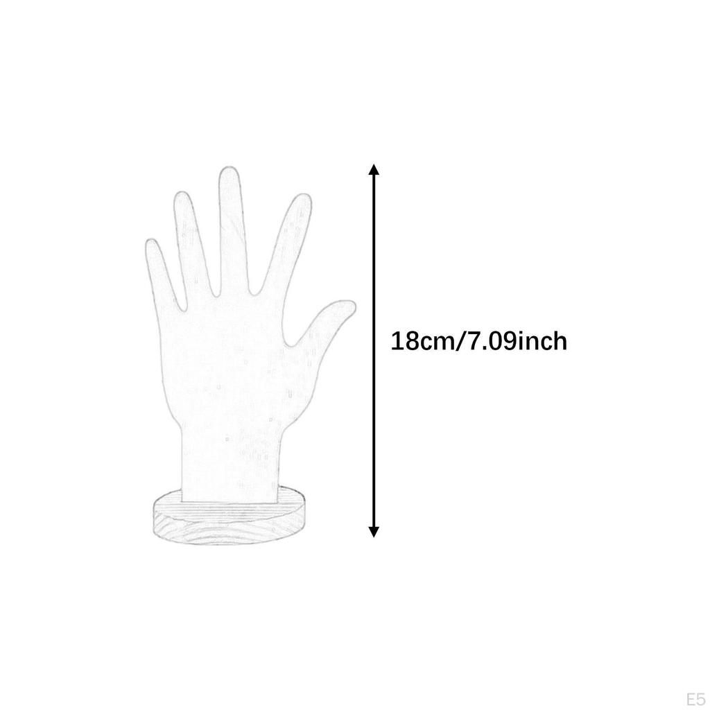 Bracelet Mannequin Gloves Rings Display Jewelry Holder Exhibitor for Countertop Personal Use