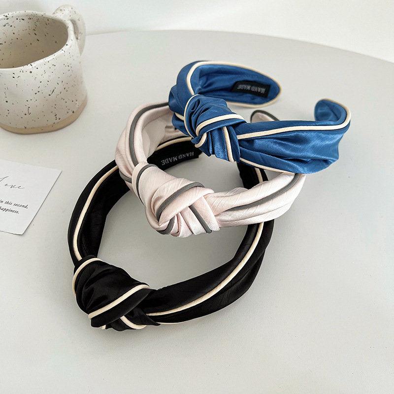 

Knotted Hair Fashion Girl Simple Classy Edge Headband Hair Accessories Hoop Wide