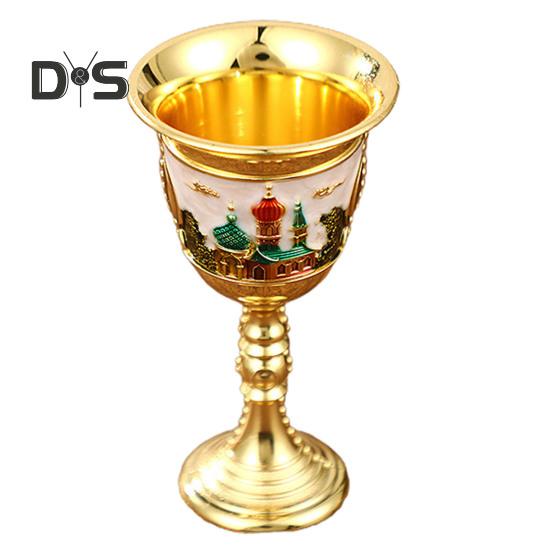 Šálek vína s širokým hrdlem, odolný proti pádu, kreativní vintage gravírovaný pohár na víno