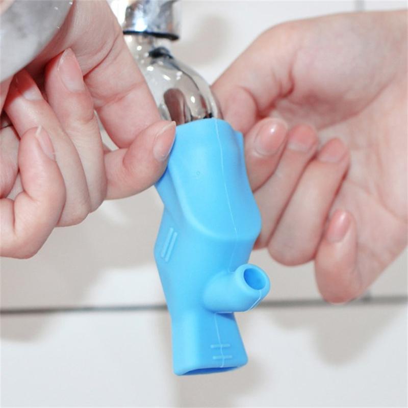 High Elastic Silicone Water Tap Extension Washing Device Faucet Guide Extenders