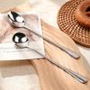 Korean-Style Stainless Steel Long Handle Spoon for Coffee, Soup, or Honey