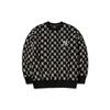 MLB New York Yankees All Over Letter Logo Crewneck Sweatshirt Unisex sweatshirt Black 3AMTM0614-50BKS