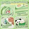 2-Tier Pencil Bag PU Pencil Box New Panda Pencil Case  Student Stationery