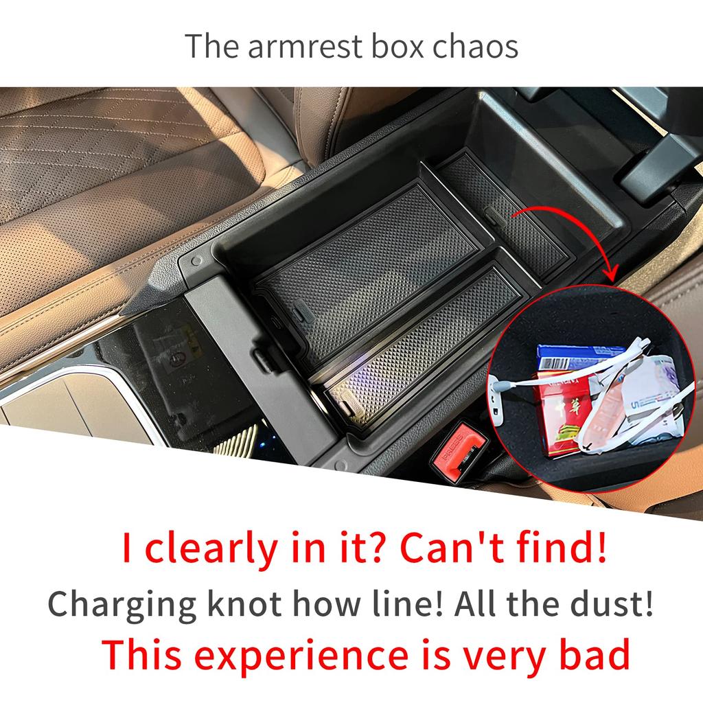 Smabee BMW 3 Series 4 Series G20 G22 G23 G26 2020-Current Console Box Box Tray Interior Accessories Interior Parts