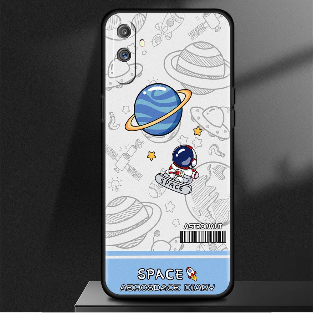 Soft Case For Oppo Realme 8 C21Y C21 GT Neo 2 Pro 3 7 9 Pro 8i 6 C11 9i C35 C15 Master C12 C3 Phone Cover Fashion Cool Astronaut