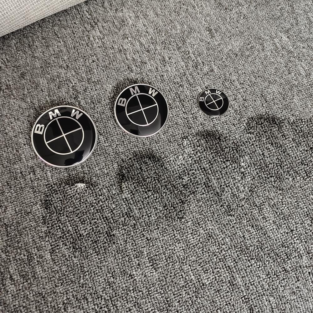3Pcs For BMW M Logo G30 G31 G38 G11 G12 G20 G28 F10 F48 F49 G01 F20 F21 F22 Car Front Hood Emblem Logo steering wheel stickers G111