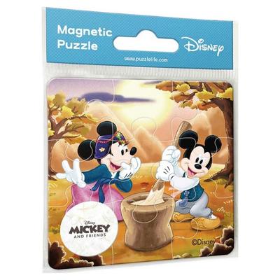 Puzzle Life Disney Korean Mickey & Minnie Magnetic Puzzle D911, 9 Pieces