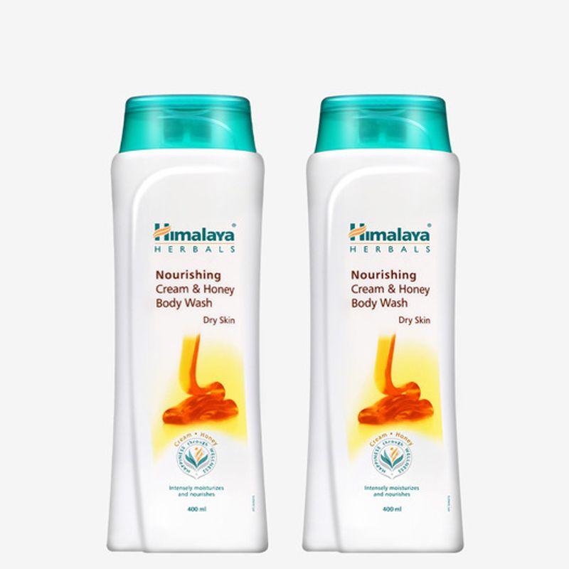 himalaya cream honey body wash 400ml x2 single type