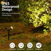 9 LEDs Solar Spotlights, Outdoor IP65 Waterproof, Spot Lights, Brightness Adjustable for Garden Backyard Driveway Patio Decor