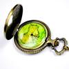 Vintage Map Surface Pocket Watch Men Women Quartz Wrist Watch