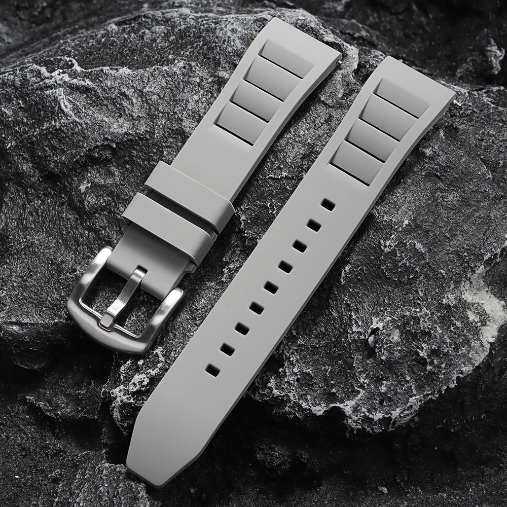 Silicone Watch Strap 20mm 22mm Soft Waterproof Rubber Watchband for Huawei Watch for Samsung Galaxy Belt Quick Release Bracelets