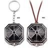 Compass Pendant Necklace/Keychain for Camping Hiking Waterproof Alloy Unisex Jewelry Fashion Accessory for Travel