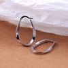 925 Sterling copper Irregular Earrings Classic And Fashionable trendy Earrings Suitable For Women To Wear Zircon