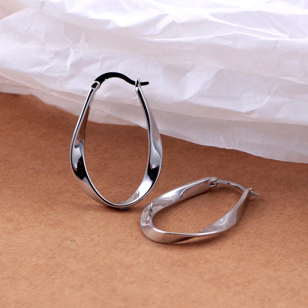925 Sterling copper Irregular Earrings Classic And Fashionable trendy Earrings Suitable For Women To Wear Zircon
