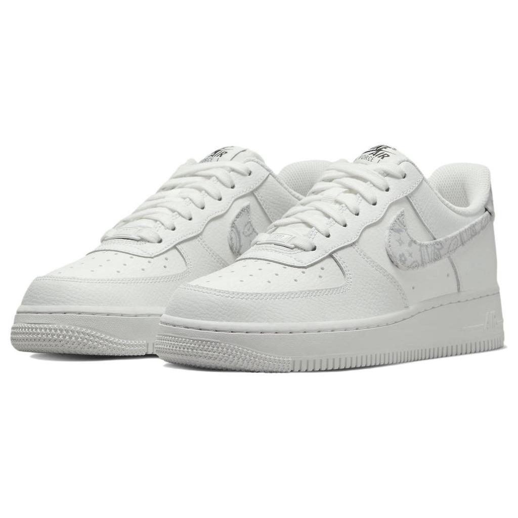 Nike Sneakers da donna Air Force 1 Low White Paisley Summit-White Nero Grey-Fog DJ9942-100