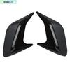 2pcs Black Car Decorative Side Vent Air Flow Fender Intake  Sticker Decor