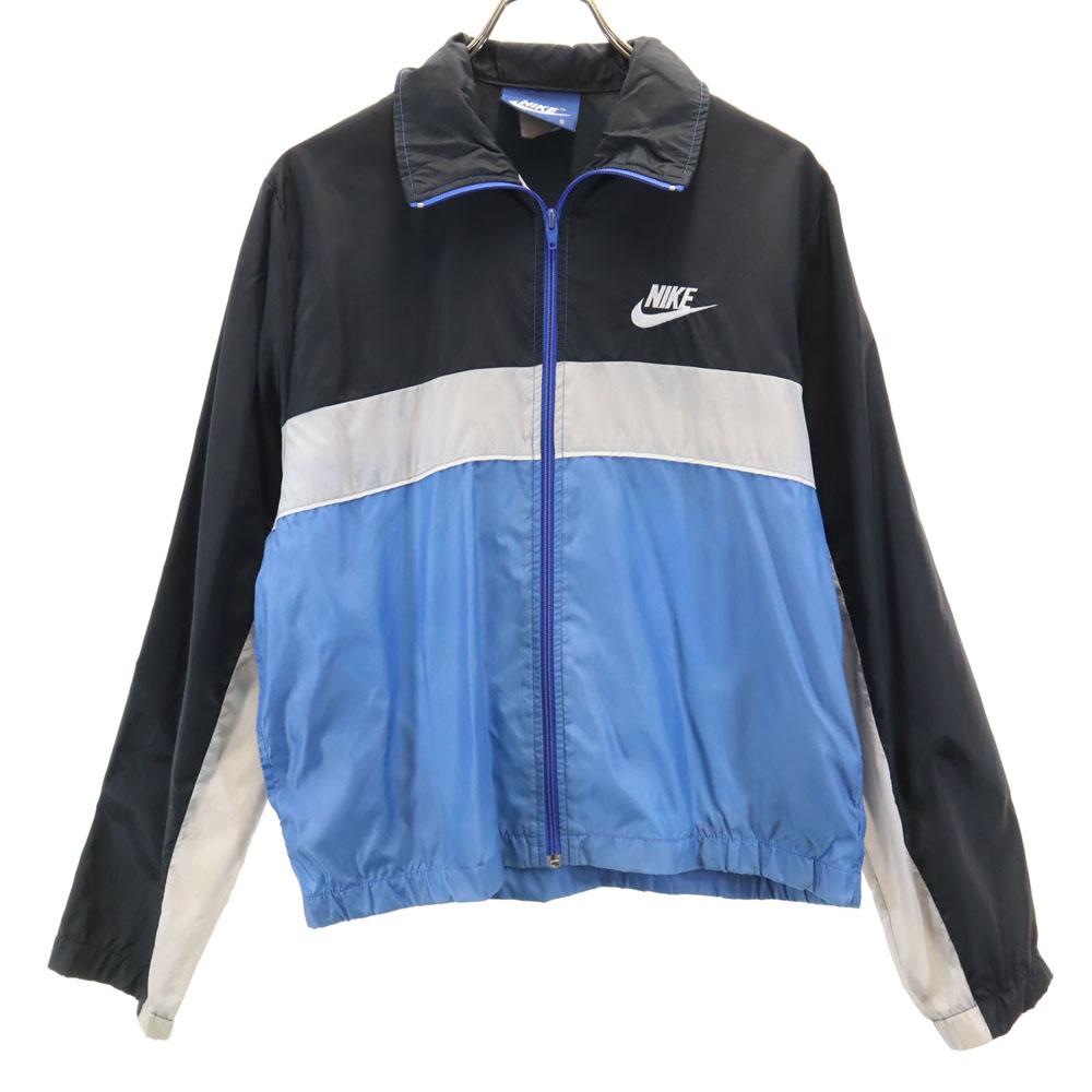 NIKE 80s Vintage Navy Tag multicolor Nylon jacket S Men's Used