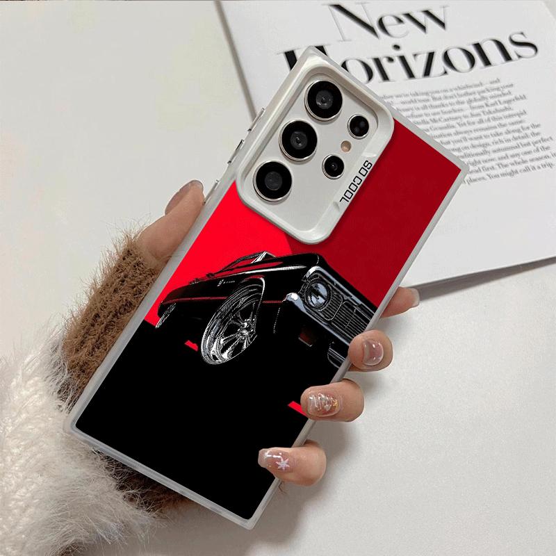 Classic Vintage Retro Car Shockproof Phone Case for Samsung Galaxy S26 Edge S25 Ultra S24 FE S23 Plus S21 Cover Anti Fall Fundas