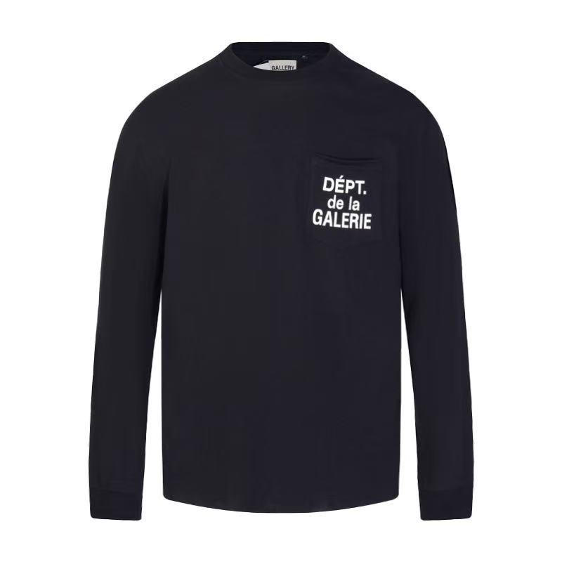 UrbanEdge Gallery Dept Hart Letter Slogan Lange Mouwen T-shirt - Trendy Stijl voor Mannen Medium