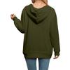 Women's Casual Fashion Long-Sleeved Zip-Up Christmas Print Knitted Hoodie