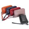 Long Women Wallet Genuine Leather Clutch Lady Purse Zipper Phone Pocket Card Holder Flowers Female Coin Purse ladies Wrist bag