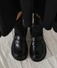 HELENE PARIS Track Platform Penny Loafers [Black]