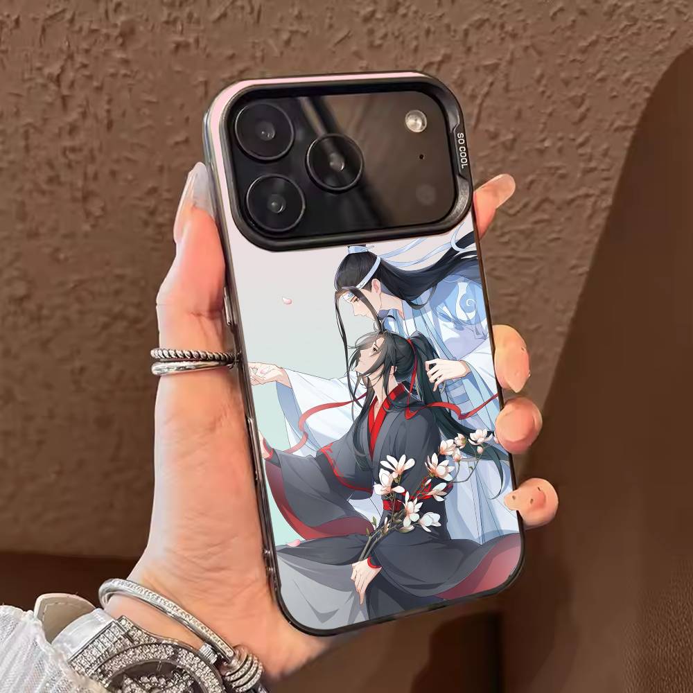 

modaozushi wallpaper Phone Case For iPhone 17 16 15 14 13 12 11 Pro Max Plus Silver candy Matte Cover iPhone12PROMAX