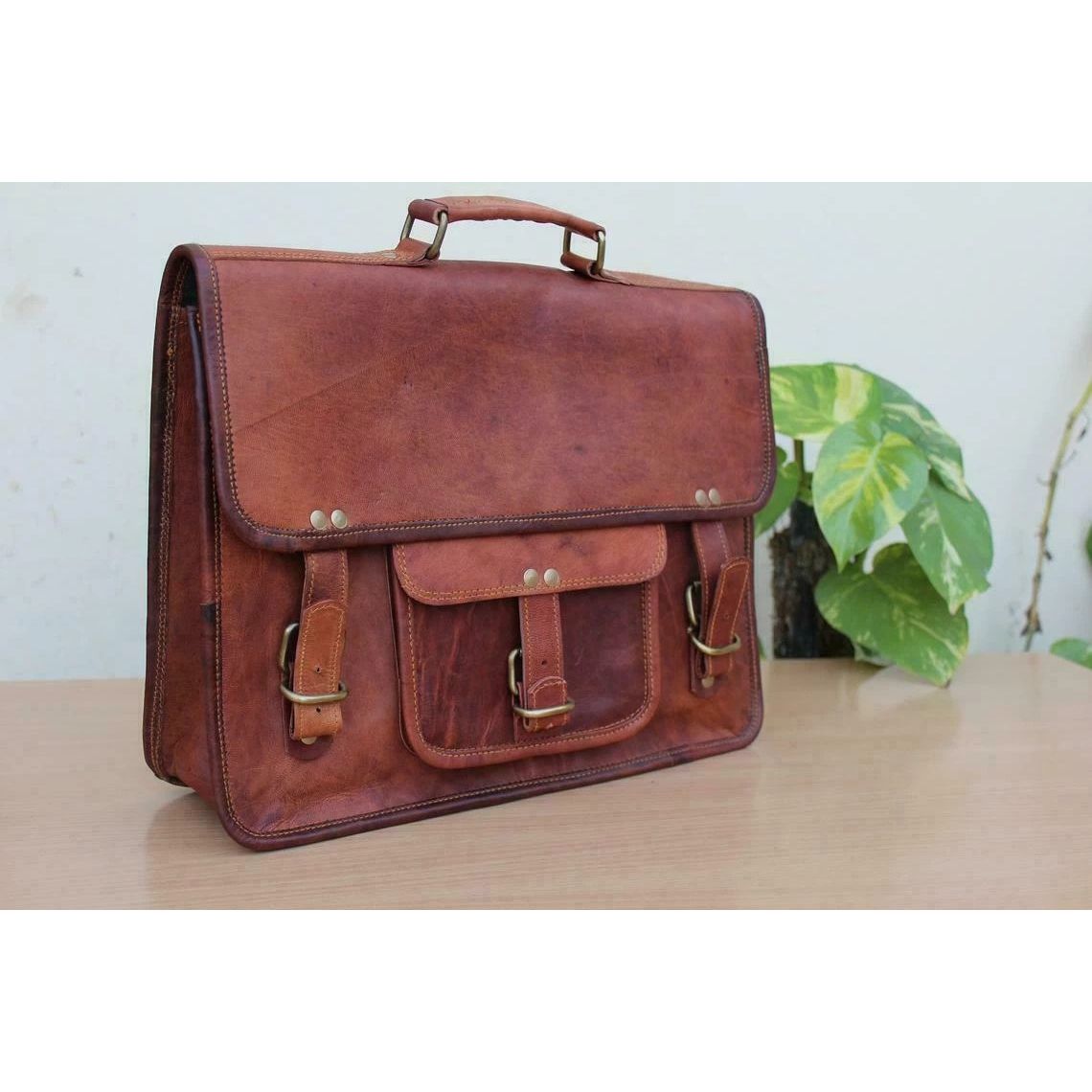 

Сумки Повседневная Сумка Дорожная Сумка из Чистой Кожи Сумка Мессенджер Сумка Слинг Hiigoo Плечевая 16 x 12 x 5 in