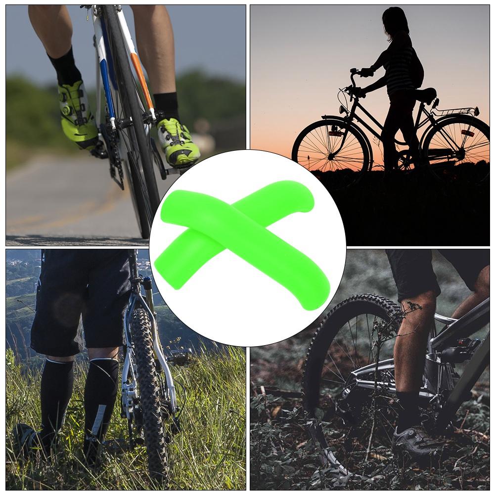 5 Par RISK Silikon Mountain Landsvägscykel Bromshandtagsskydd Halkskydd Bromshandtagsskydd Cykel