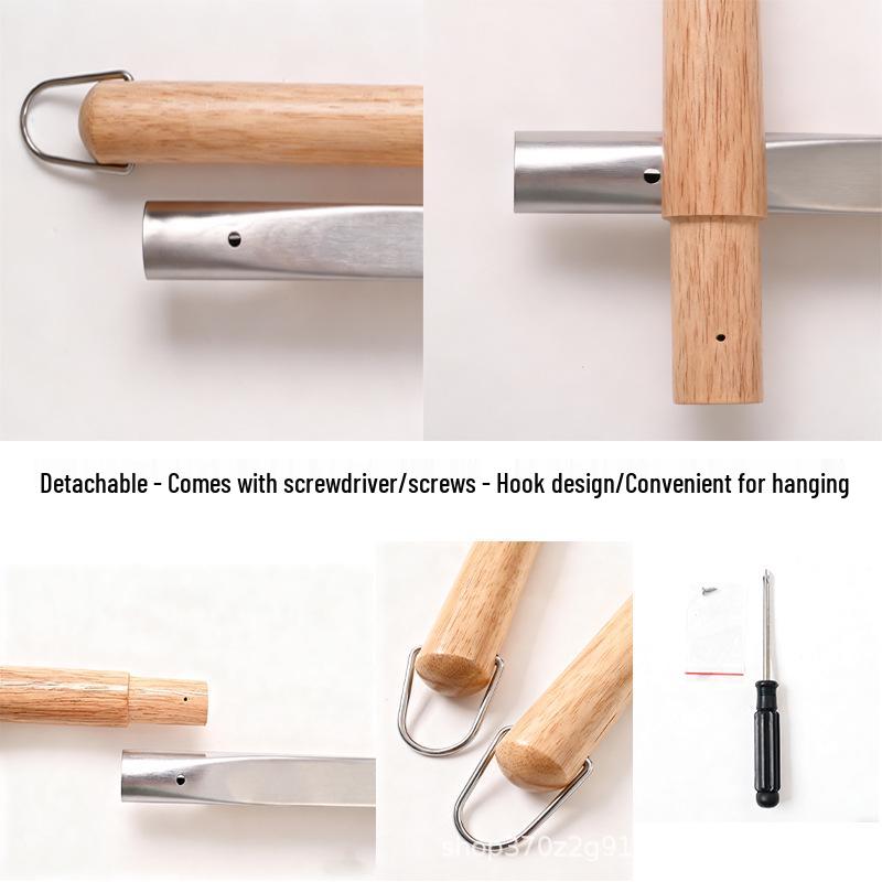 Stainless Steel Copper Wire Pizza Oven Cleaning Brush Steel Wire Cleaning Brush