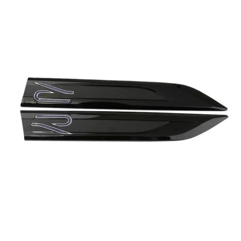 2 Stück Neues R Abzeichen Klinge Emblem für GOLF 7 8 GTI Magotan B8 Passat Auto Kotflügel Logo Aufkleber