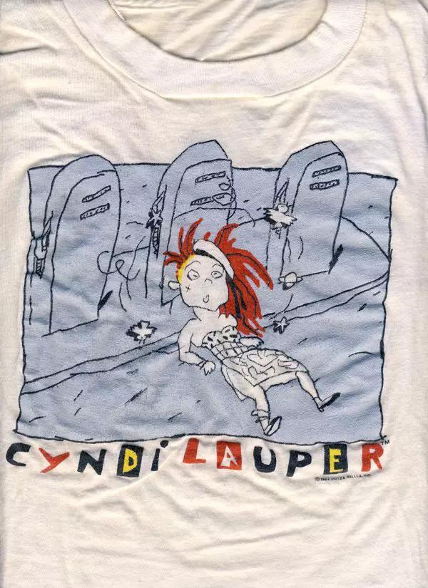 

1984 Cyndi Lauper Fun Tour TShirt Cotton Tee All Size S To 234Xl Unisex T-Shirt M