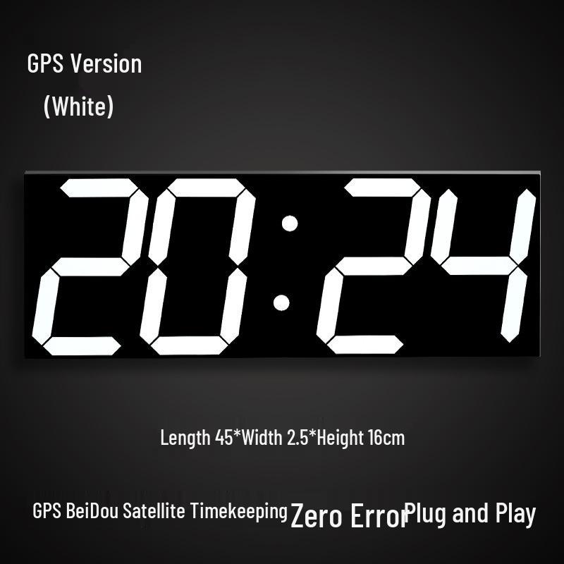 Beidou GPS LED Digital Wall Clock – Luxury Time-Sync Display for Classrooms & Hospitals