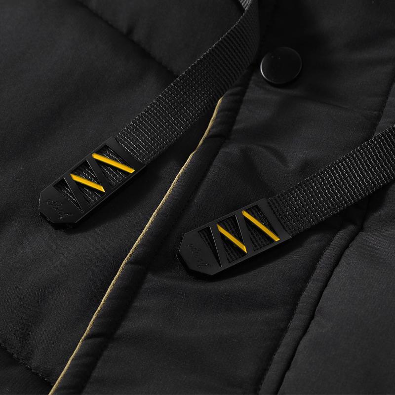 Plus Size L-5XL Fashion Winter Men's Sleeveless Jackets Hooded Thick Outerwears Man Warm Vest