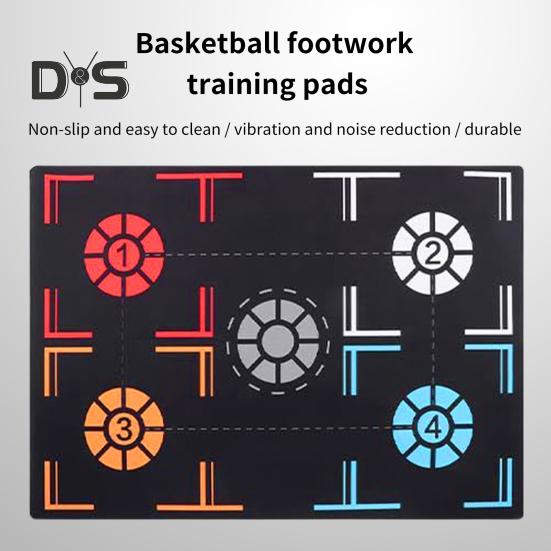 Basketball Training Mat for Kids Improve Dribbling Skills Non-Slip Surface Mat Foldable Anti-Slip Sport Mat Ball Control Dribble Practice Mat