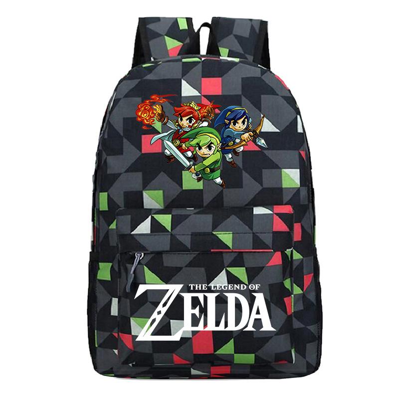 Printed Schoolbag, High-Capacity Backpack For Primary And Secondary School Students