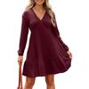 Women's Fashion Solid Color Casual Dress