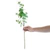 1Pcs Silk Fake Leaf Branch 75cm Silk Green Leaves Artificial Eucalyptus Leaf  for Wall Decoration