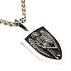 Archangel St. Michael Divine Shield Amulet Pendant Russian Orthodox Men's Necklace