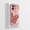 For Oppo Reno8 Phone Case CPH2359 Aesthetic Cartoon Astronaut Soft Liquid Silicone Funda For Oppo Reno 8 Pro Plus 5G Back Cover