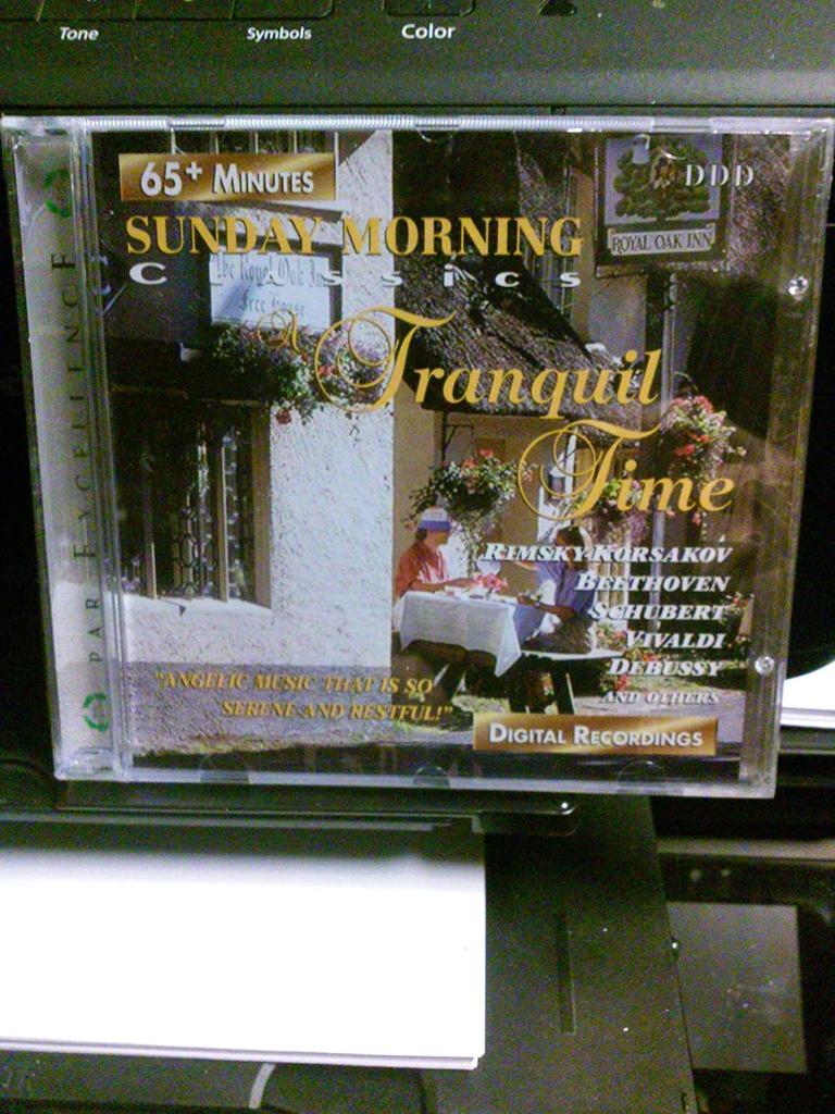 CD VARIOUS - Sunday Morning Classics: Tranquil T CLS24522 Par Excellence Canada Dance & Electronica Used