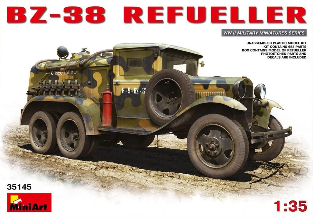 Miniart Tanker Plastic Model 1/35 BZ-38
