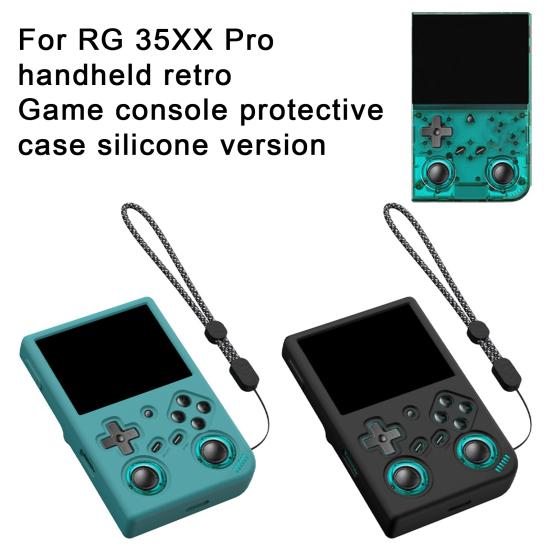 Schutzhülle für Spielkonsole für ANBERNIC RG 35XX Pro Stoßfester Handheld-Spielmaschinen-Schutz Silikonhülle Skin Shell Spielzubehör