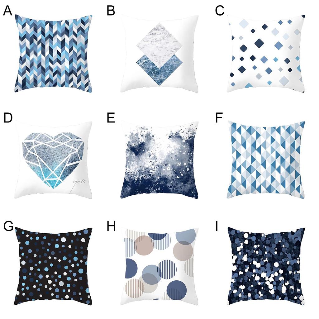 Κάλυμμα μαξιλαριού Τετράγωνο Διακοσμητικό Διάφορα Στυλ Πρακτική αφηρημένη γεωμετρική στάμπα μαξιλαροθήκη για σαλόνι